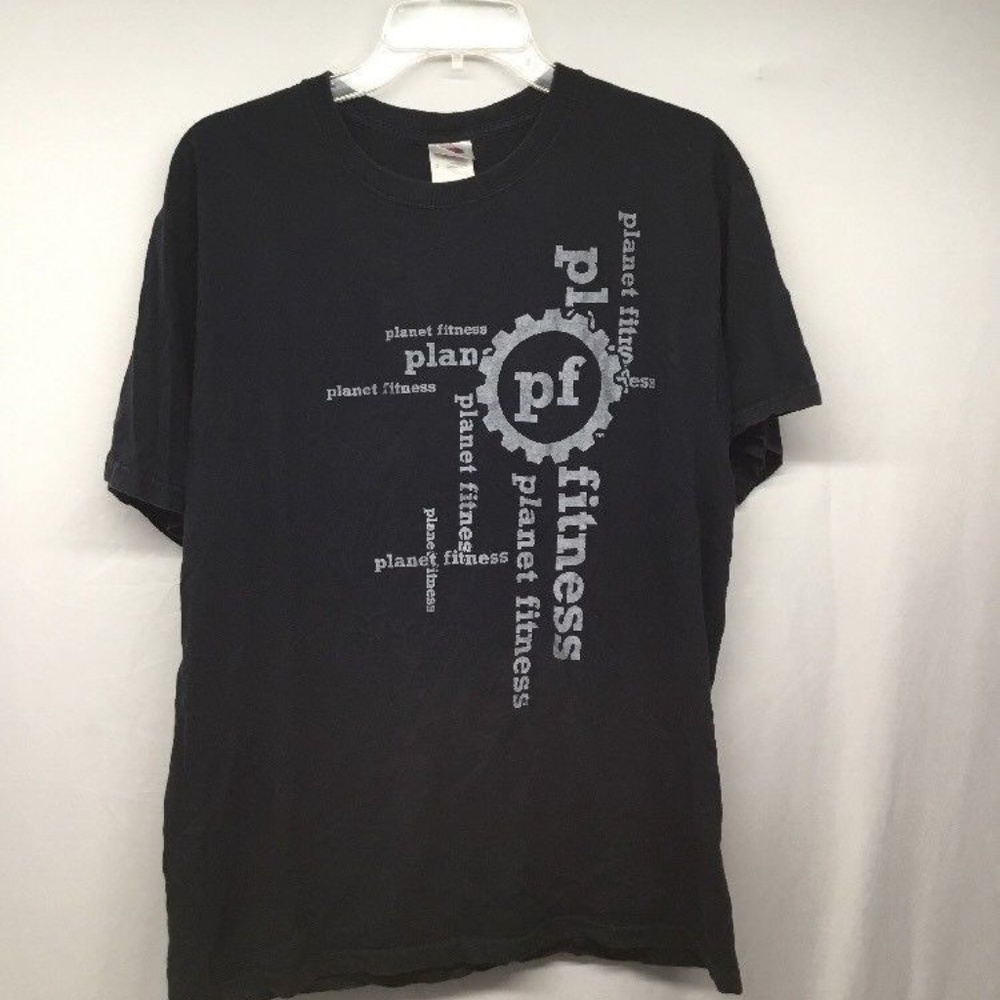 Planet Fitness Unisex Medium Black T-Shirt